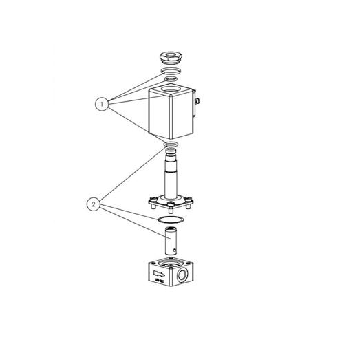 二位二通电磁阀,直动式