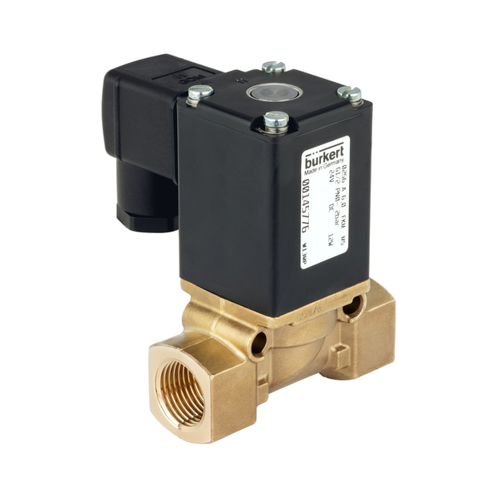  二位二通电磁阀；直动式；适合中性介质