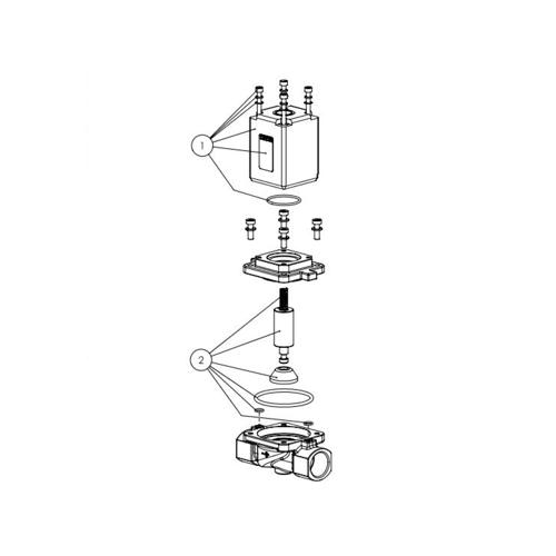  直动式二位二通升降式衔铁阀