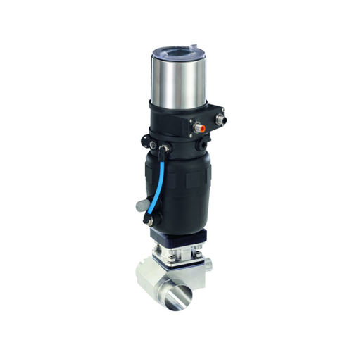 气动操作的无死角 T 型阀