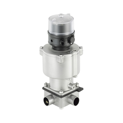  带有控制头和反馈头的 Robolux 多路多接头隔膜阀