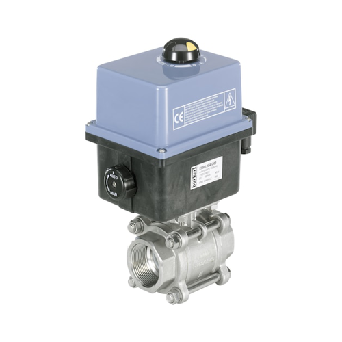  带有电动旋转执行机构的二位二通和二位三通球阀