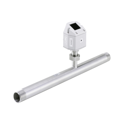  适合气体的流量测量仪，带有集成式输入和输出管道